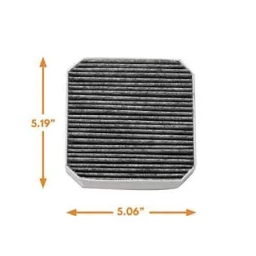 Filter-Monster Carbon Replacement Compatible with Molekule Pre-Filter for Molekule Air Purifier, 2 Pack