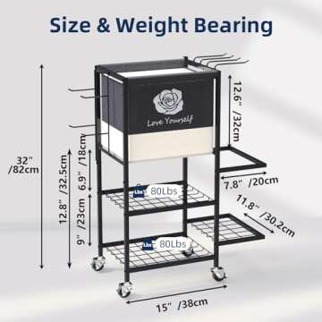 Yoga Mat Storage Rack，Home Gym Storage Rack Gym Workout Equipment Storage Organizer Fitness Weight Rack on Wheels for Yoga Mat,Yoga Block,Foam Roller,Resistance Band and Other Workout Accessories