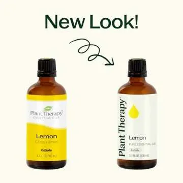 Plant Therapy Lemon Essential Oil 100 mL (3.3 oz) 100% Pure, Undiluted, Natural Aromatherapy, Therapeutic Grade