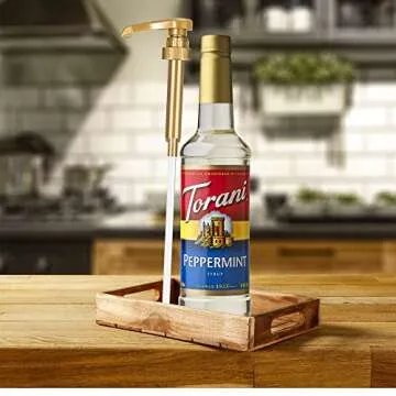 Peppermint Toffee Duo Flavor Syrup Bundle for Coffee 750ML with Pumps