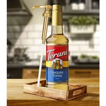 Peppermint Toffee Duo Flavor Syrup Bundle for Coffee 750ML with Pumps