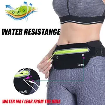 UShake Slim Running Belt for Fitness & Exercise