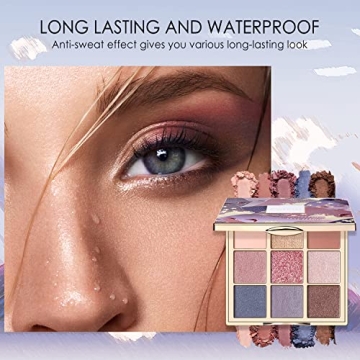 Catkin Eyeshadow Palette 9 Shades Long Lasting Makeup