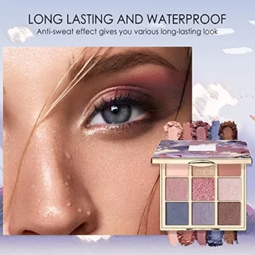 Catkin Eyeshadow Palette 9 Shades Long Lasting Makeup