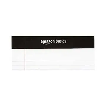 Amazon Basics Narrow Ruled Note Pad 12-Pack 5x8