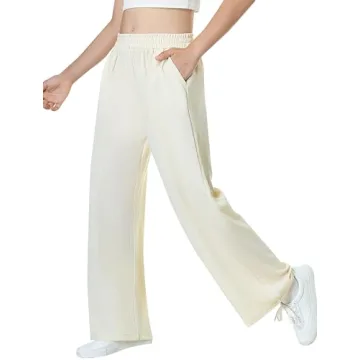 Stylish EXARUS 3 Pack Girls Wide Leg Pants - Comfortable & Versatile