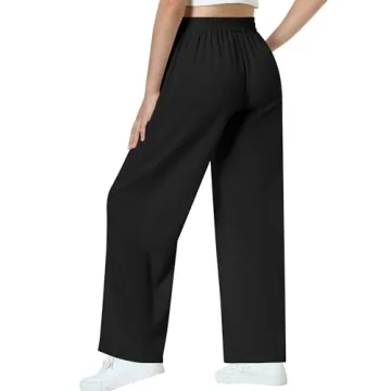 Stylish EXARUS 3 Pack Girls Wide Leg Pants - Comfortable & Versatile