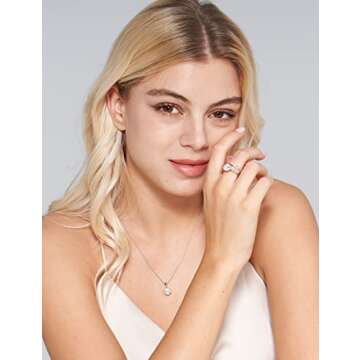 IMOLOVE Moissanite 3ct Engagement Ring - Affordable Sparkle