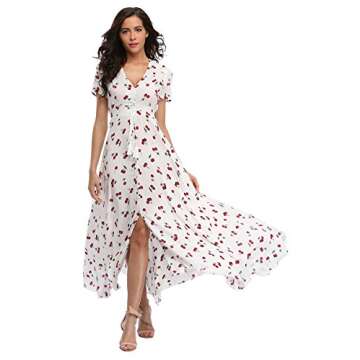 Stylish Ferrendo Floral Maxi Dress for Summer Days