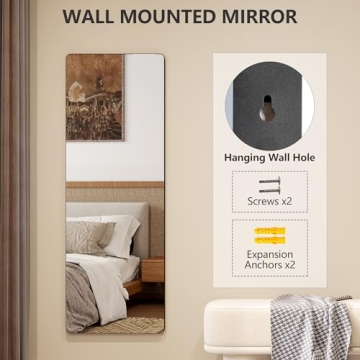 Vlsrka Over The Door Full Length Mirror for Elegant Spaces