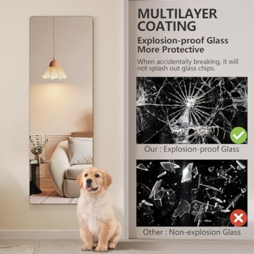 Vlsrka Over The Door Full Length Mirror for Elegant Spaces