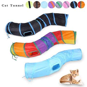 iCAGY 47" Cat Tunnel for Fun Interactive Play