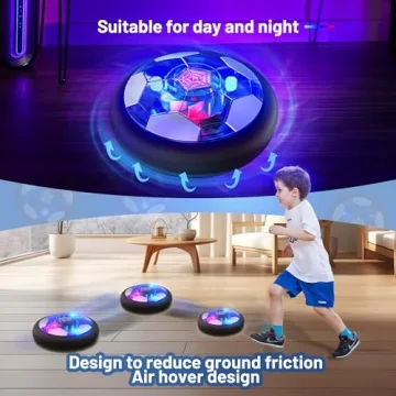 Rechargeable Hover Soccer Ball for Kids Aged 3-12