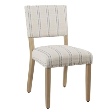 Elegant Homepop Upholstered Dining Chairs Set of 2