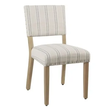 Elegant Homepop Upholstered Dining Chairs Set of 2