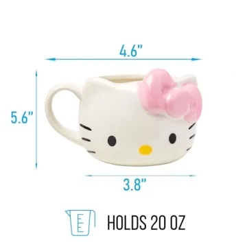 Hello Kitty 3D Ceramic Mug for Collectors and Gifts