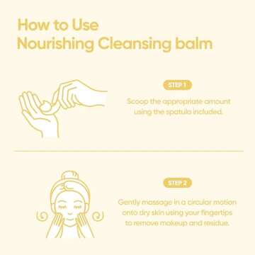 BANILA CO Clean it Zero Nourishing Cleansing Balm | Korean Makeup Remover for Dry Skin | Vegan | Cleansing Oil, Facial Cleanser Made with Ginseng Root & Soybean Peptide (100ml / 3.38 fl. oz)