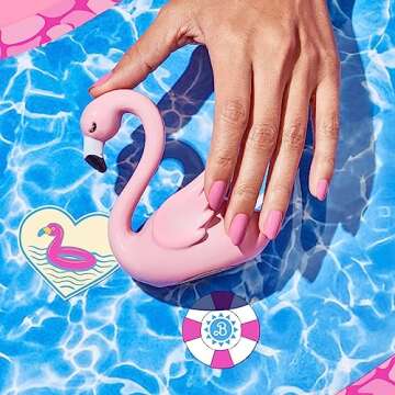 OPI Nail Lacquer, Opaque Crème Finish Pink Nail Polish, Up to 7 Days of Wear, Chip Resistant & Fast Drying, 3 Barbie Limited Edition Collection, Feel the Magic, 0.5 fl oz