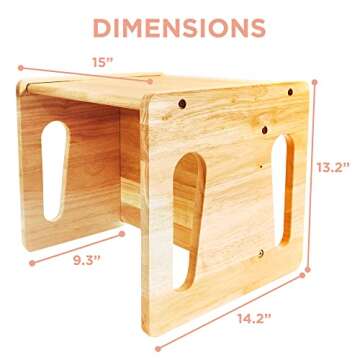 Versatile Montessori Weaning Table and Chair for Toddlers