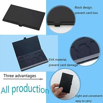 Travel-Friendly LOUIS FELT SIM Card Holder with 7 Slots