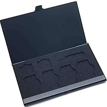 Travel-Friendly LOUIS FELT SIM Card Holder with 7 Slots