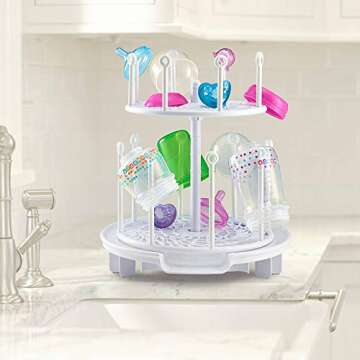 Efficient Spin Stack Drying Rack for Baby Essentials