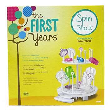 Efficient Spin Stack Drying Rack for Baby Essentials
