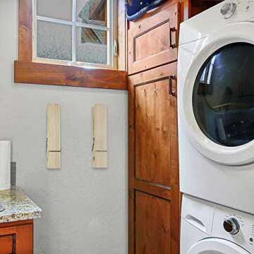 9 Inch Giant Clothespins for DIY Crafts and Home Use