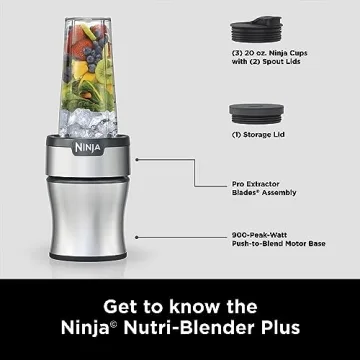 Ninja BN301 Nutri-Blender Plus With 900W Power