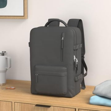 Large Travel Laptop Backpack Expandable Waterproof Carry On