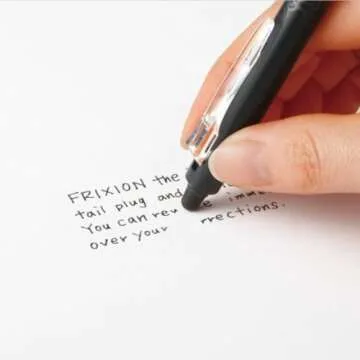 PILOT Frixion Ball Knock Pink Plaid Pen - Erasable 0.5mm
