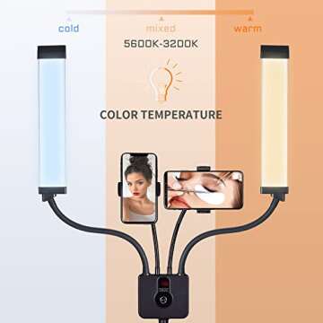 Yofuly Lash Lamp for Eyelash Extensions with Tripod