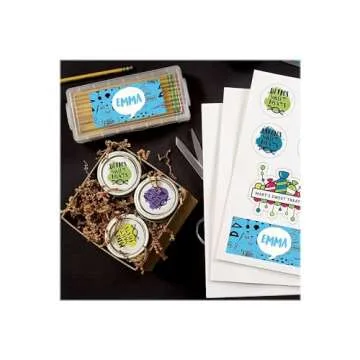 Astrodesigns Sticker Paper 8.5"x11", Perfect for Crafts