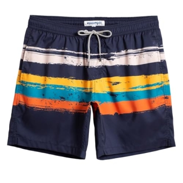 maamgic Mens Swim Trunks Quick Dry Swim Shorts with Mesh Lining Funny Swimwear Bathing Suits