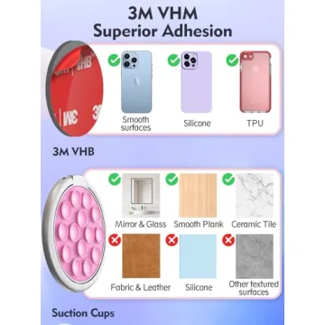 3-in-1 Suction Cup Phone Case Mount Valentine's Day Gift