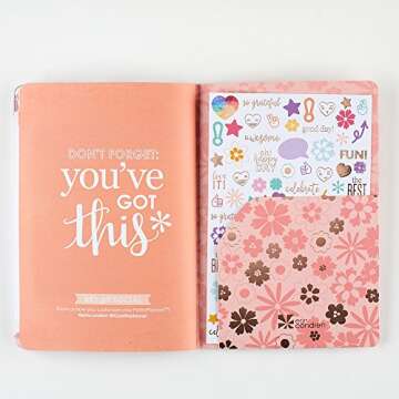 Erin Condren Petite Gratitude Journal with Stickers and Prompts
