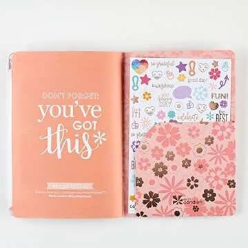 Erin Condren Petite Gratitude Journal with Stickers and Prompts