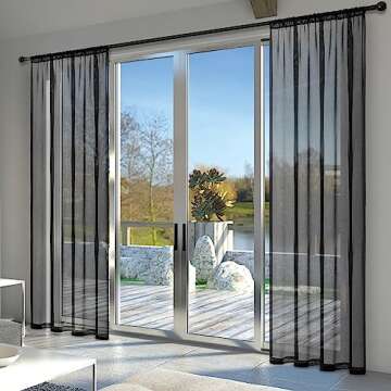 MRTREES Elegant Sheer Curtains for Home Decoration