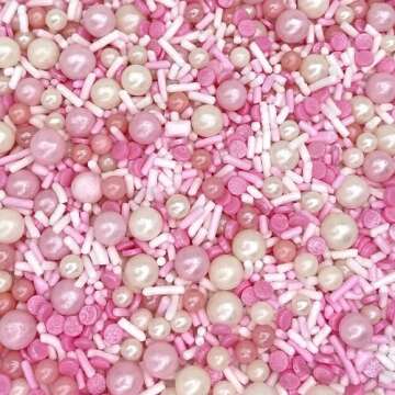 Manvscakes, Valentines, pink and purple sprinkles, cake sprinkles, sprinkles mix, cookie sprinkles, princess cake, cupcake decorations, gluten free, ice cream, edible