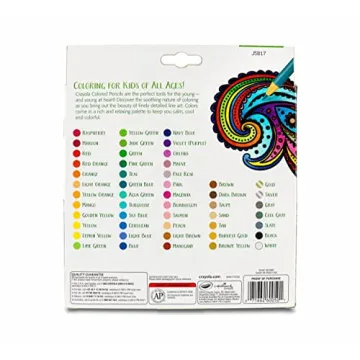 Crayola Adult Colored Pencils Set with 50 Colors