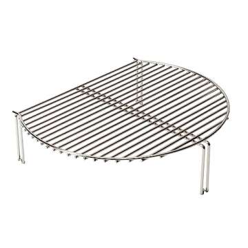 Kamado Joe Stainless Steel Grill Grate Expander to Expand Cooking Space and Indirect Cooking for Big...