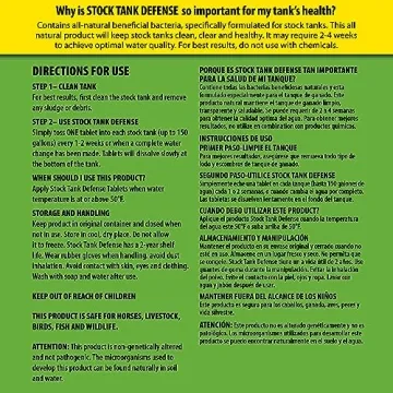 Airmax Stock Tank Defense Tablets for Clean Livestock Water