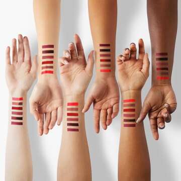 Vibrant 6 Colors Matte Liquid Lipstick Set for Women