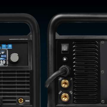 Miller Multimatic 215 Multiprocess Welder with TIG Kit - Multi-Process MIG, DC Stick, DC TIG & Flux Core Welding Engine Machine - Compatible MIG Welder Machine with Multi-Voltage Plug for 120V&240V