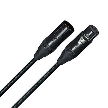 Top Quality 3 Foot Quad Balanced Microphone Cable