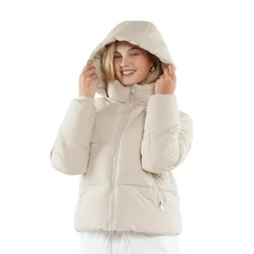 Stylish Warm PUFFIT Women's Cropped Puffer Jacket