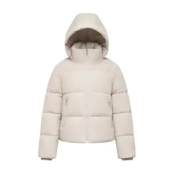 Stylish Warm PUFFIT Women's Cropped Puffer Jacket