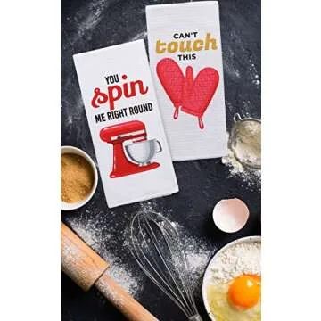 Funny Microfiber Dish Towels Set - Perfect Gift for Any Kitchen