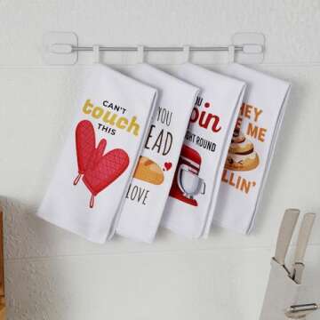 Funny Microfiber Dish Towels Set - Perfect Gift for Any Kitchen