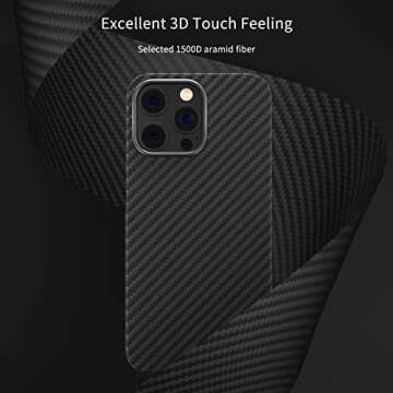 Magnetic Carbon Fiber Case for iPhone 14 Pro